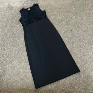 vintage black 90s formal dress